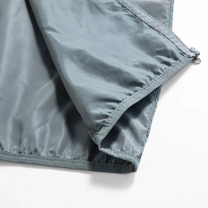Men's Rain Jacket - Water-Repellent Packable Windbreaker - UPF 50 Sun Protection