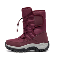 Women's Winter Boots - Waterproof & Warm Lined - Non-Slip Platform Sole