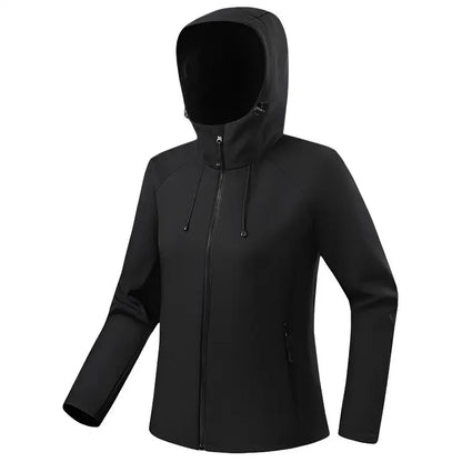 Women's Softshell Jacket - Water-Resistant & Hooded - Fleece Lined