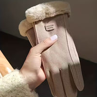 Women's Winter Gloves - Touchscreen - Plush Lined