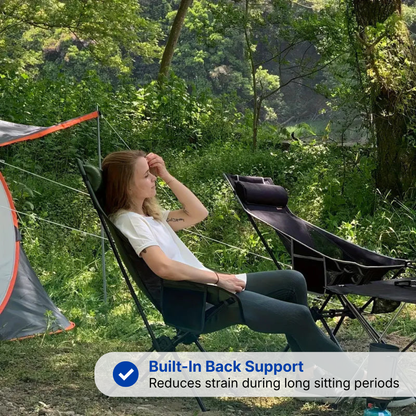 Foldable Camping Chair – Ergonomic Support – Portable Comfort