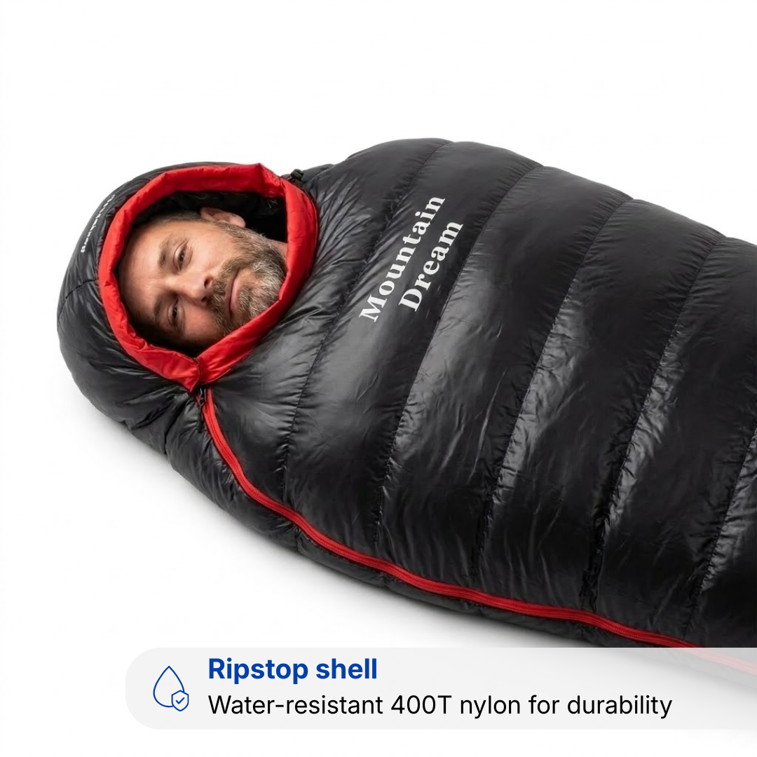 Winter Down Sleeping Bag – Extreme Cold Weather Protection