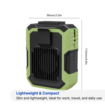 Waist Fan – Hands-Free Cooling – 7-Hour Battery