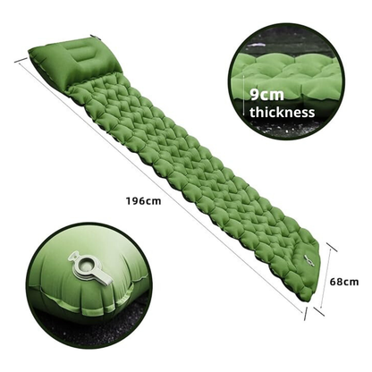 Camping Sleeping Mat – Built-In Pump – Ultra-Comfort