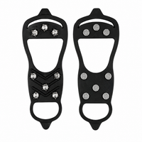 Ice Cleats - 10-Spike Stainless Steel - Slip-On Traction