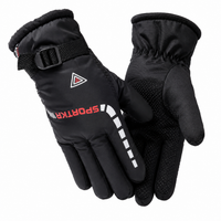 Waterproof Winter Gloves - Windproof Shell - Non-Slip Palm
