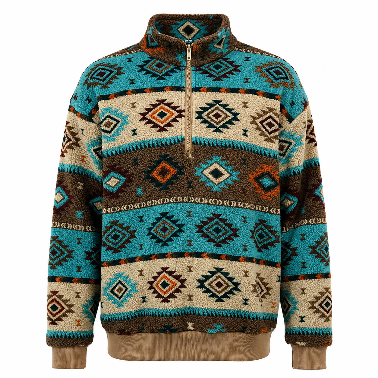 fleece half zip pullover