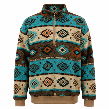 fleece half zip pullover