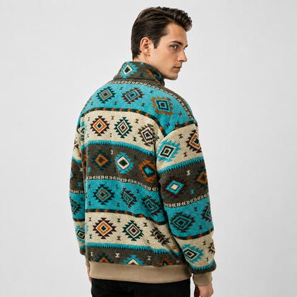 fleece half zip pullover