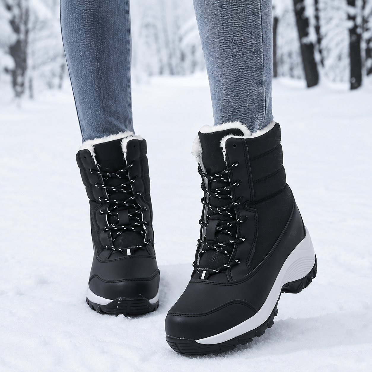 platform winter boots