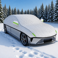Half Car Cover - Waterproof All-Season Protection - Frost Sun Hail