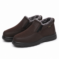 Men's Orthopedic Winter Boots - Cushioned Sole - Warm Fleece Lined