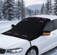 Magnetic Windshield Snow Cover - Oxford Fabric - Ice & Frost Protection