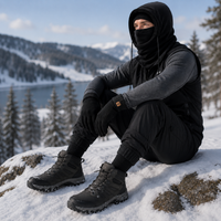 Winter Balaclava, Gloves & Socks Set - Fleece Lined - 3-4 Piece Set