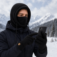 Winter Balaclava, Gloves & Socks Set - Fleece Lined - 3-4 Piece Set