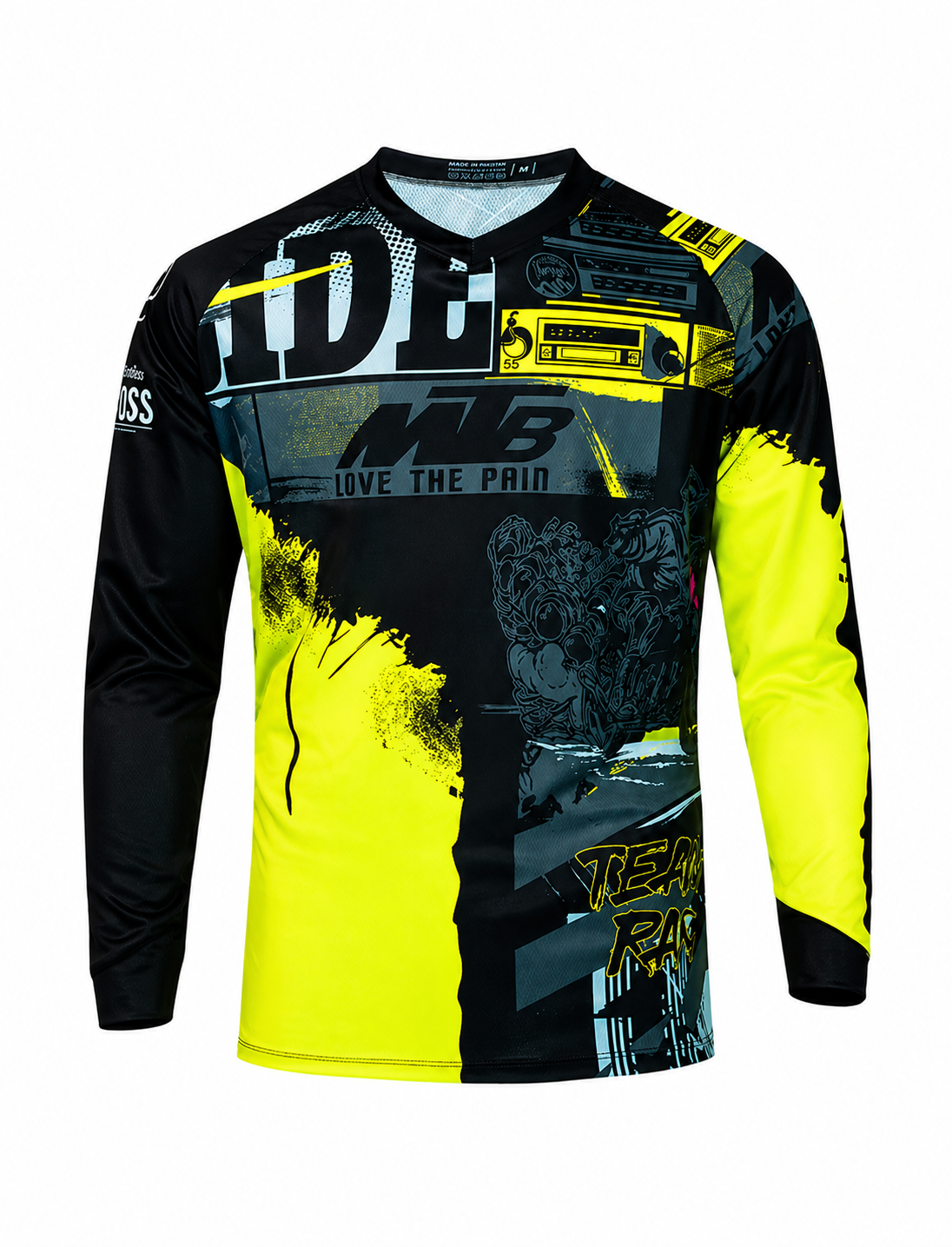 MTB Downhill Jersey – Long Sleeve – Performance Stretch Design