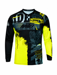 MTB Downhill Jersey – Long Sleeve – Performance Stretch Design