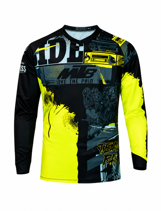 MTB Downhill Jersey – Long Sleeve – Performance Stretch Design