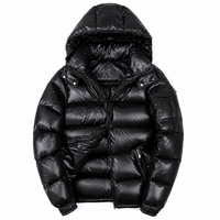 Men's Puffer Jacket - 80% Duck Down Fill - Detachable Hood