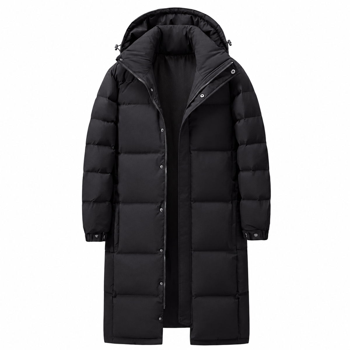 Men's Long Down Jacket - 85% Duck Down - Waterproof & Windproof