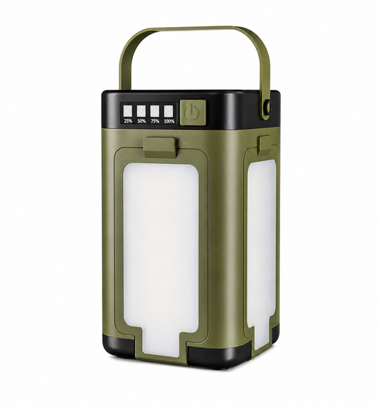 Solar Camping Lantern - Foldable Design - 6 Light Modes