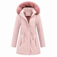 Women's Parka - Faux Fur Hood - Lined