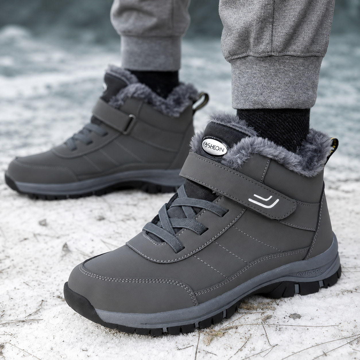 non slip winter boots