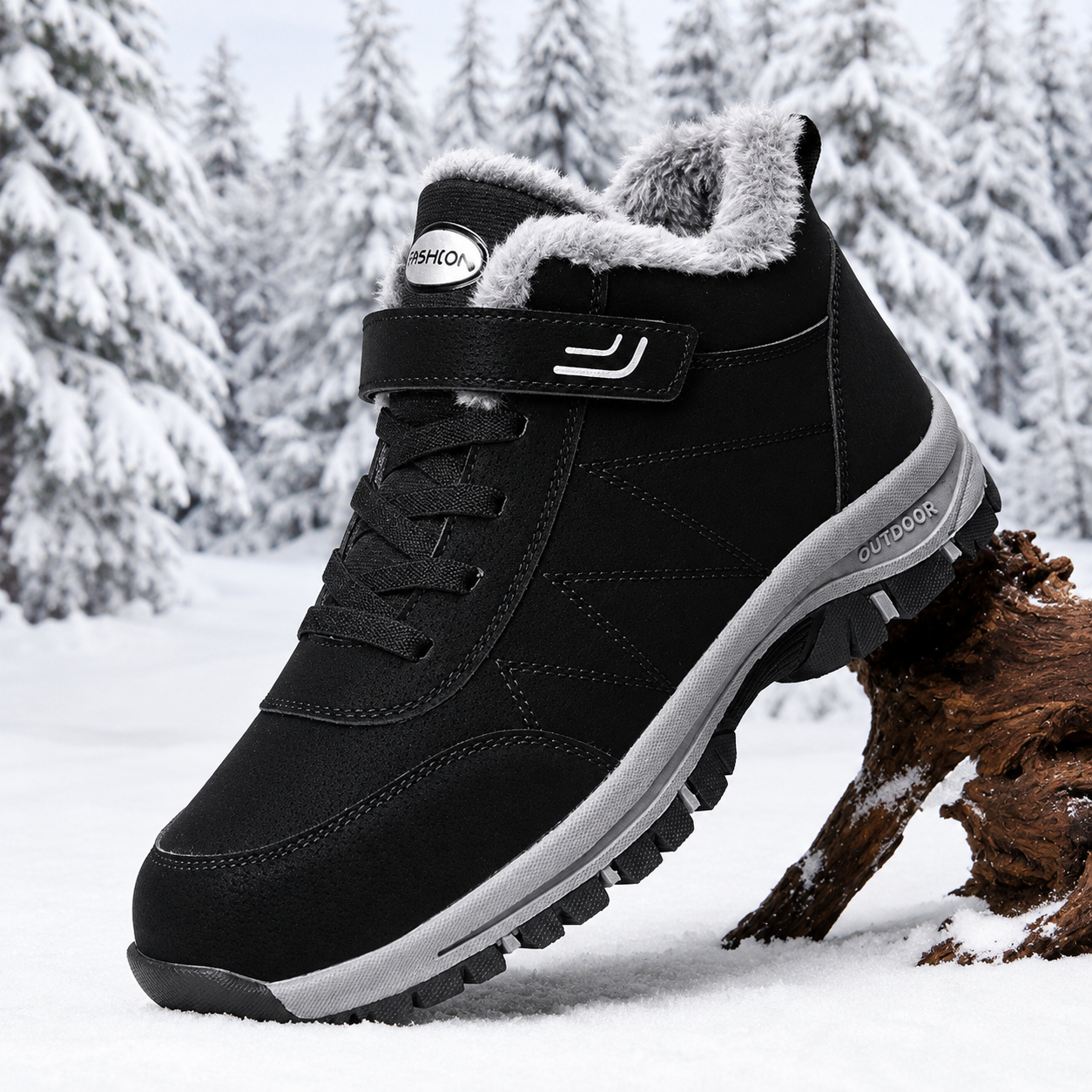 non slip snow boots