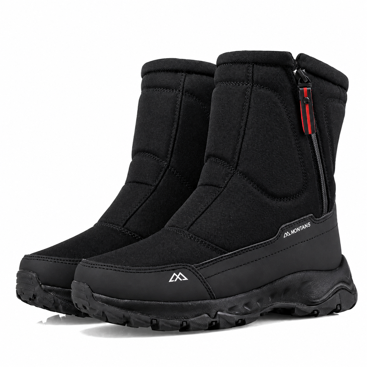 zip up winter boots men