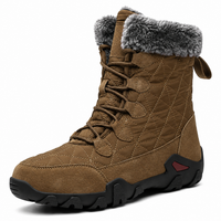 Tall Winter Boots for Men - Quilted - Waterproof