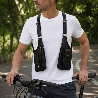 Shoulder Holster Bag Men - Anti-Theft Underarm - Hidden Pockets