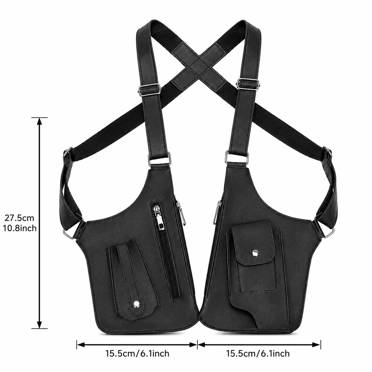 Shoulder Holster Bag Men - Anti-Theft Underarm - Hidden Pockets