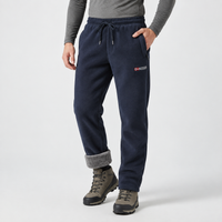 Fleece Lined Pants - Plush Sherpa-Lined Winter Joggers - Zip Pockets