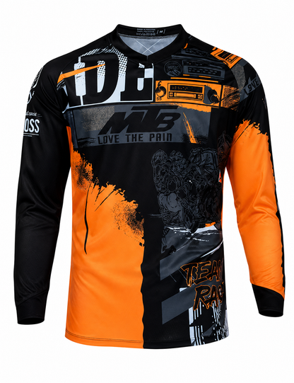 MTB Downhill Jersey – Long Sleeve – Performance Stretch Design