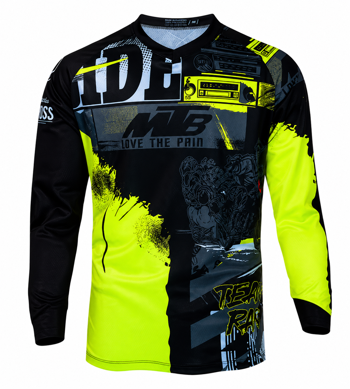 MTB Downhill Jersey – Long Sleeve – Performance Stretch Design