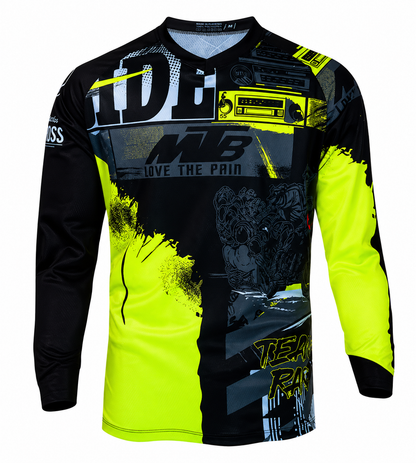 MTB Downhill Jersey – Long Sleeve – Performance Stretch Design