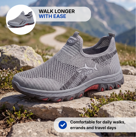 Men’s Hiking Shoes – Slip-On – Breathable