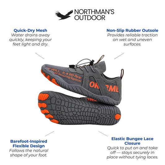 Men's Quick-Dry Water Shoes – Non-Slip for Hiking