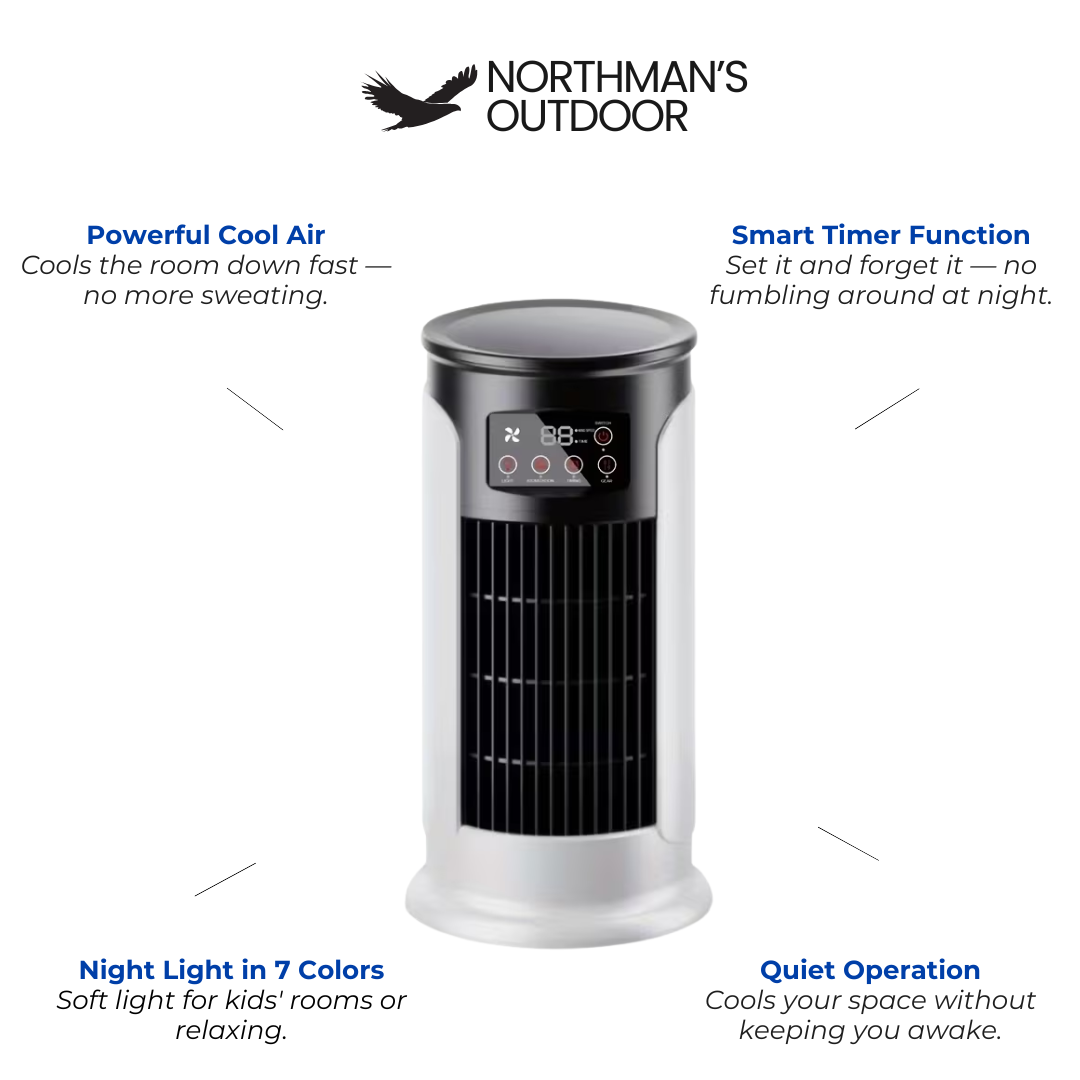 Portable A/C - Hot Summer Days - 3-in-1 Fan Humidifier