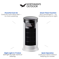 Portable A/C - Hot Summer Days - 3-in-1 Fan Humidifier