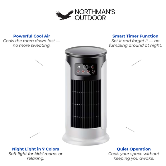 Portable A/C - Hot Summer Days - 3-in-1 Fan Humidifier