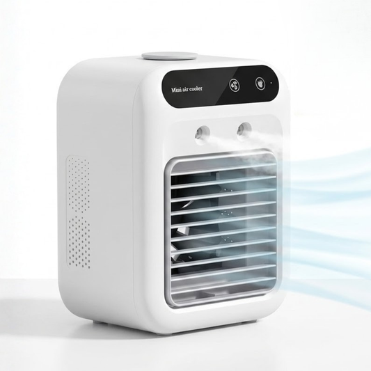 Mini Desk Ice Air Cooler - Hot Summer Days - A/C