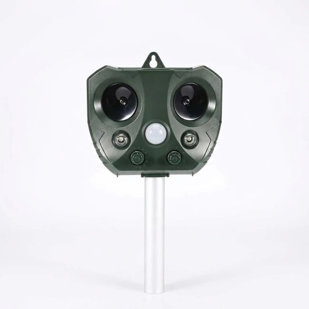 Ultrasonic Solar Animal Repeller – Bird & Pest Deterrent – PIR Sensor