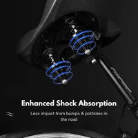Ergonomic Bicycle Saddle – Breathable – Extra-Comfort Cushion