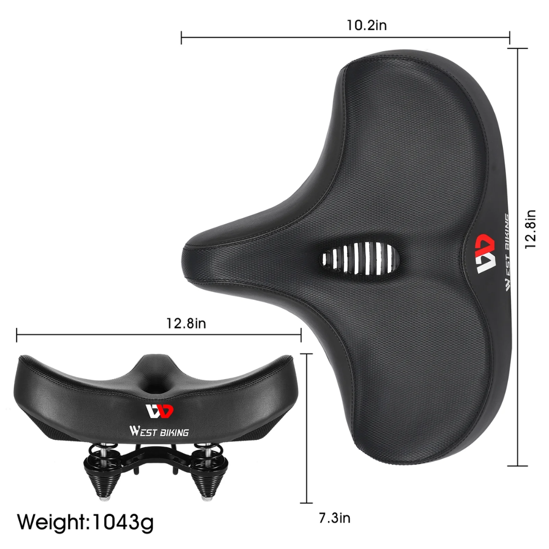 Ergonomic Bicycle Saddle – Breathable – Extra-Comfort Cushion