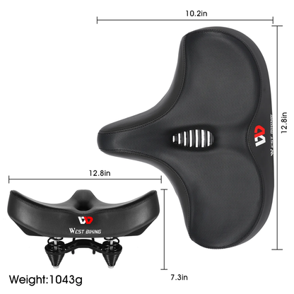 Ergonomic Bicycle Saddle – Breathable – Extra-Comfort Cushion