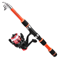 Fishing Rod – Spincast Combo – Portable Fiberglass