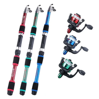 Fishing Rod – Spincast Combo – Portable Fiberglass