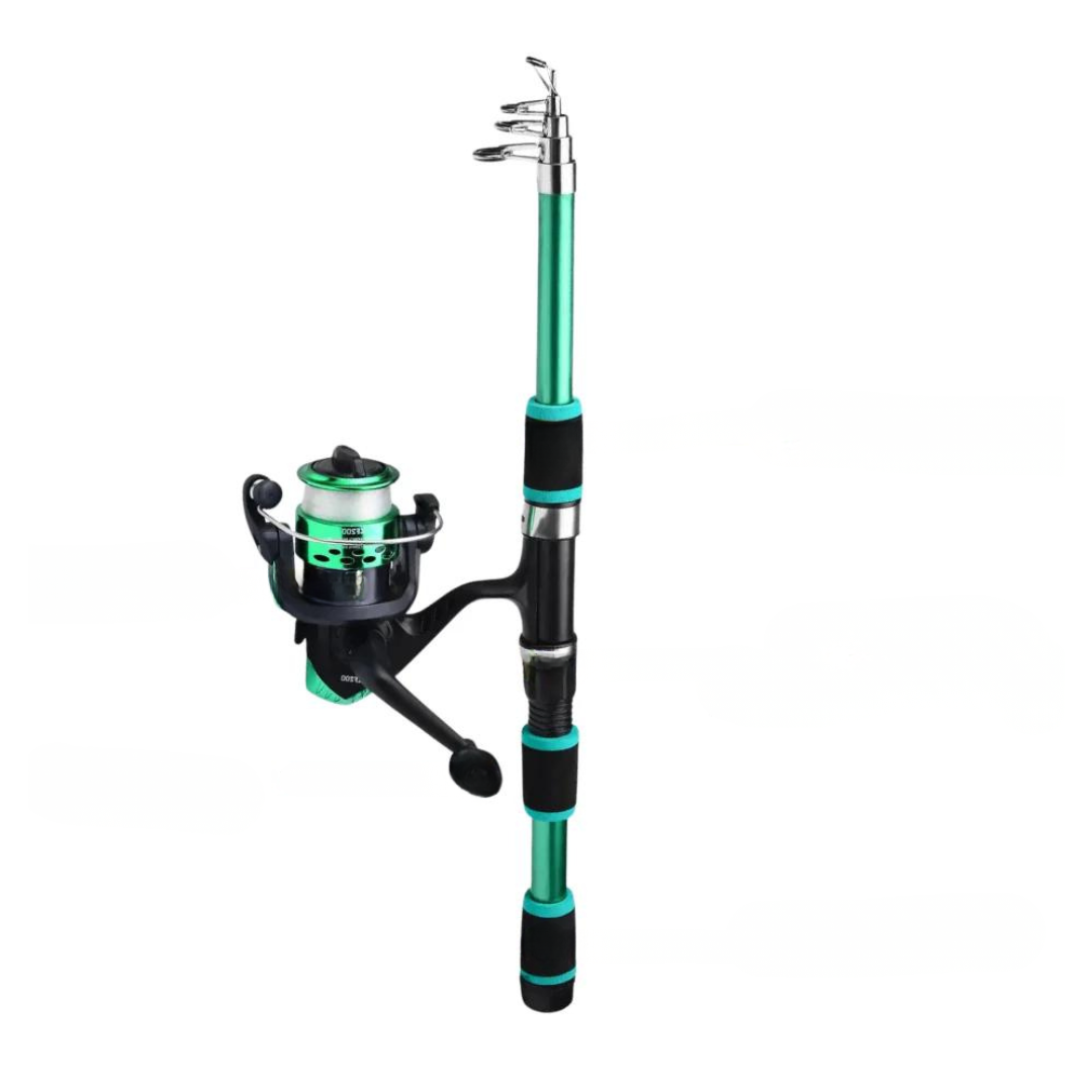 Fishing Rod – Spincast Combo – Portable Fiberglass
