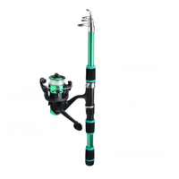 Fishing Rod – Spincast Combo – Portable Fiberglass